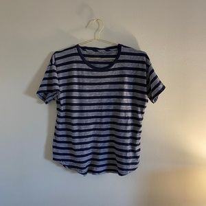 Striped Whisper Cotton Tee